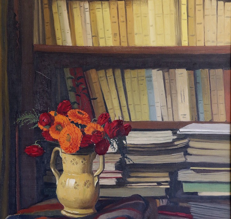 Félix Vallotton, *The Library*, 1921 (Detail)
